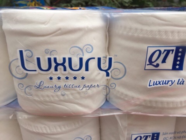 GIẤY VỆ SINH 3 LỚP LUXURY QUỲNH TRANG 10 cuộn