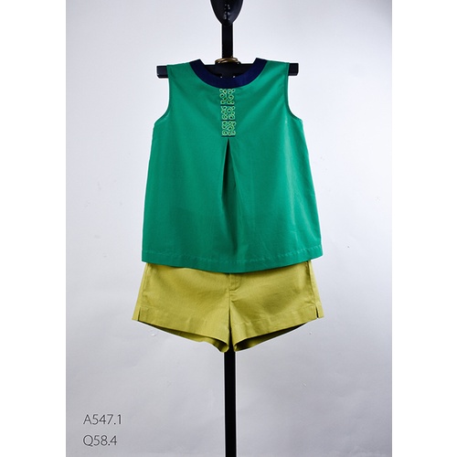Áo Sát Nách Vải Cotton, Vẽ Hoa Văn