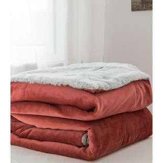 [MÀU ĐỎ]Chăn lông thỏ nội địa Nhật Oymyako