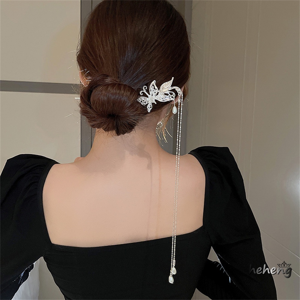 Trâm Cài Tóc Trung Hoa Đính Ngọc Trai Thời Trang Cho Nữ