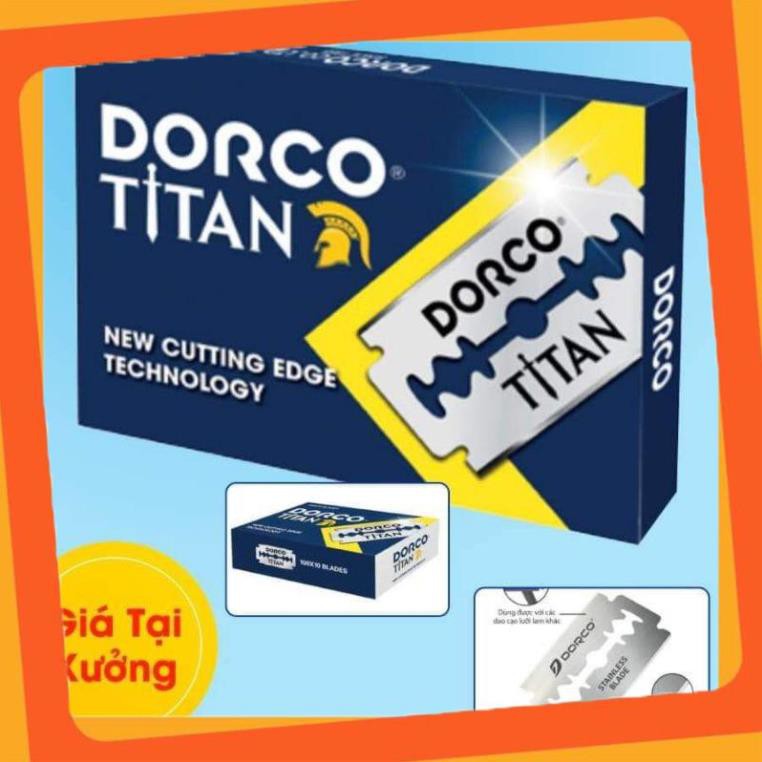 hộp lưỡi lam siêu bén dorco titan 100 cái