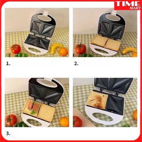 Máy Kẹp Nướng Bánh Mì SandWich, Ép Bánh Sandwich, Rán Trứng, Làm Đồ Ăn Sáng, Nướng Thịt 2 Mặt Đa Năng