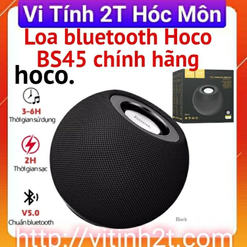 Loa Bluetooth Hoco BS45 V5.0 Thể Thao Âm Thanh Sâu Dạng Tròn