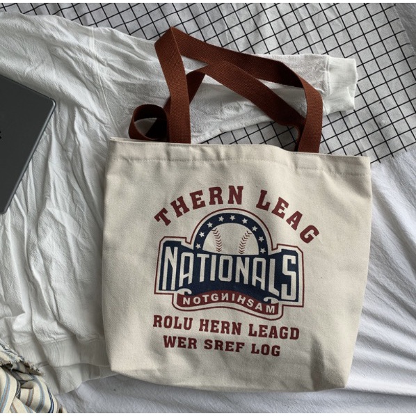 Túi vải canvas phong cách Hàn Quốc thời trang