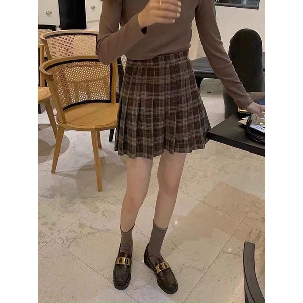 (Ảnh thật) Chân váy tennis DẠ KẺ the.sweaterweather TSW | BigBuy360 - bigbuy360.vn