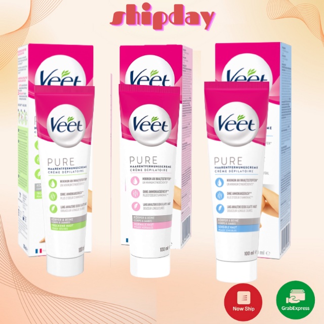 Kem Tẩy Lông Veet Đức100ml mẫu mới nhất