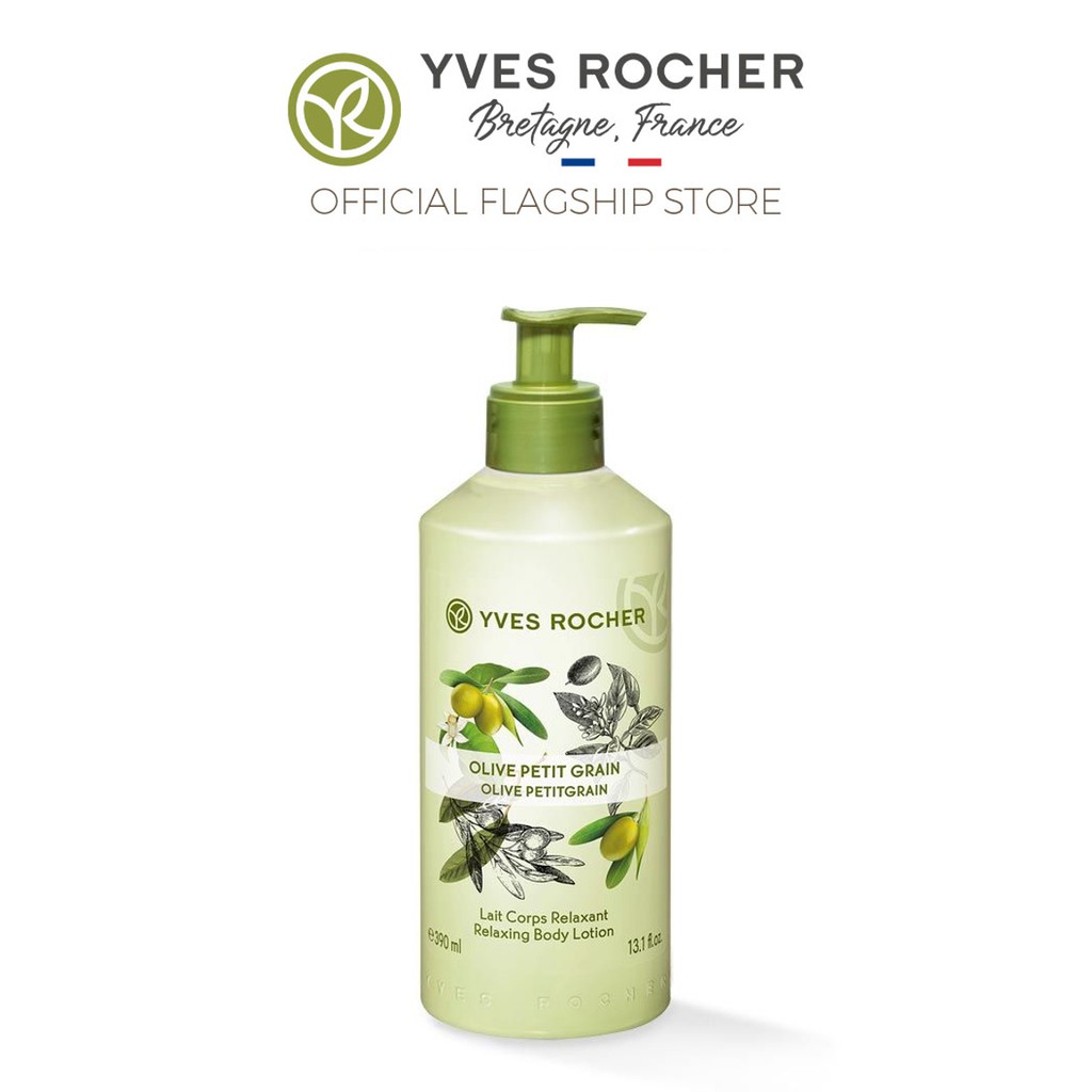 Sữa Dưỡng Thể Yves Rocher Relaxing Body Lotion Olive Petit Grain 390ml | BigBuy360 - bigbuy360.vn