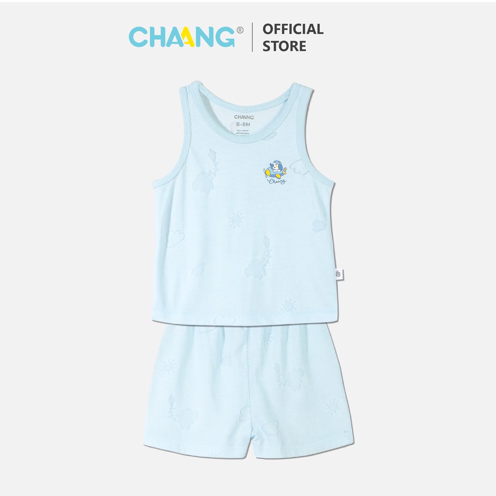 [Mã FARSBR051 giảm 12% tối đa 30K đơn 99K] Bộ ba lỗ CHAANG summer xanh
