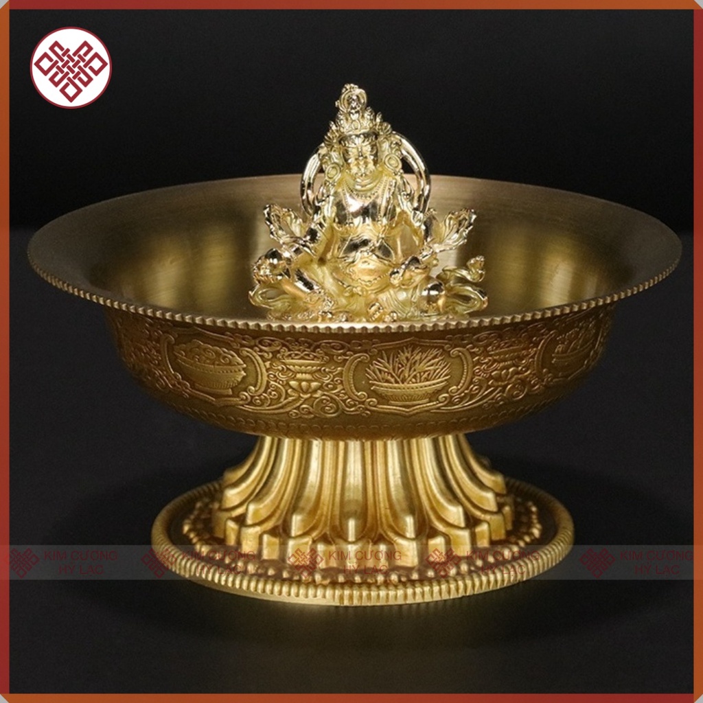 Chén Cúng Hộ Pháp Bát Cát Tường Mật Tông [Kim Cương Hỷ Lạc]