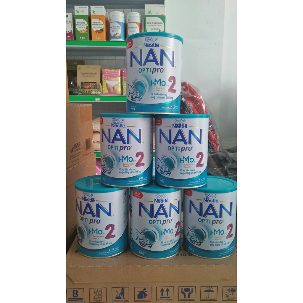 Sữa Nan Optipro 2 (900g) - HMO mẫu mới