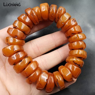 Vòng Tay Đá Hổ Phách May Mắn