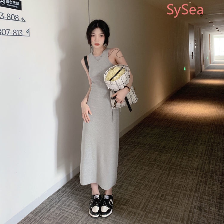 Đầm Màu Sắc Trơn Thiết Kế Quyến Rũ Thời Trang Mùa Hè Dành Cho Nữ