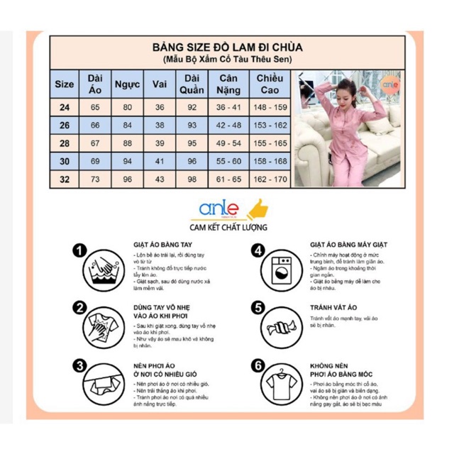 Đồ lam đi chùa mẫu cổ tim nơ cao cấp