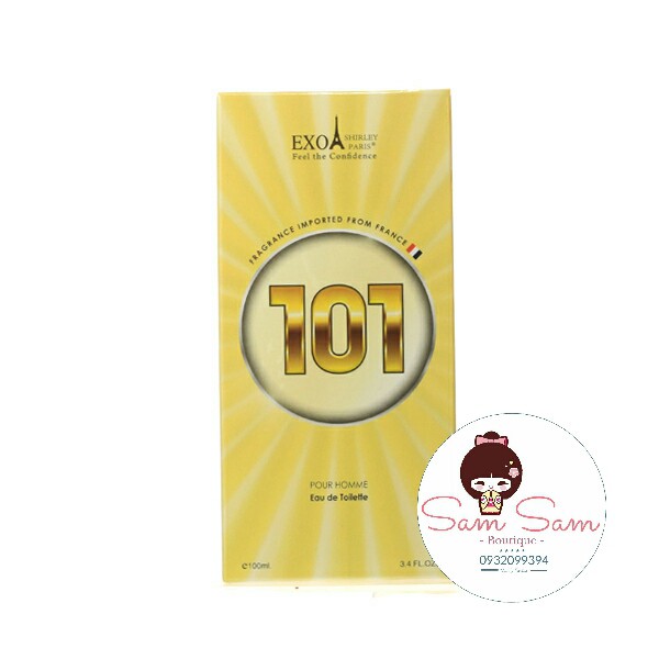 Nước hoa Unisex 101 EXO SHIRLEY PARIS FRAGRANCE Thái Lan 100ml