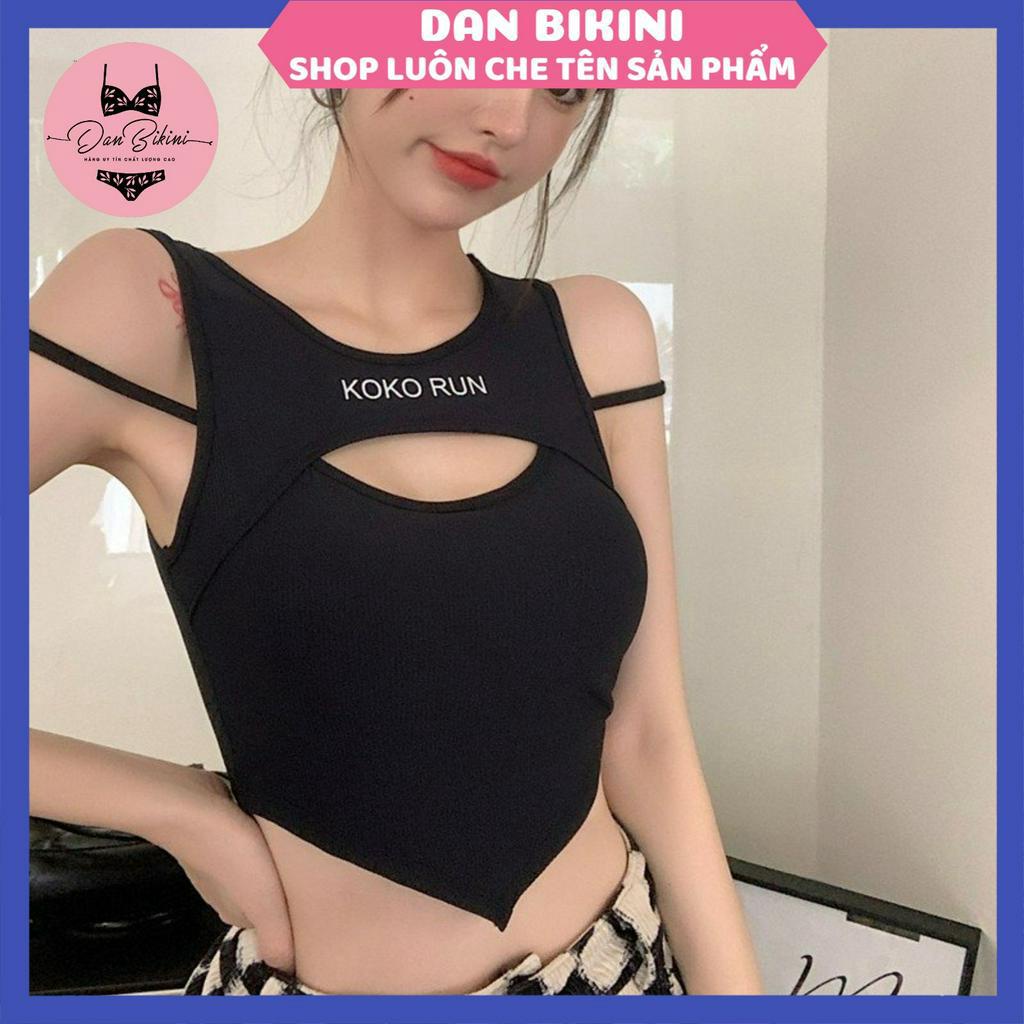 Áo Bra Nữ Cotton Cao Cấp Thiết Kế Vạt Chéo 2 Dây Sexy Hở Ngực Siêu Hót MÃ 8386