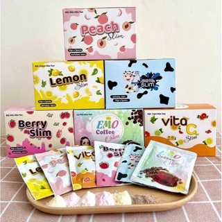 | FREESHIP | Bột Trái Cây Giảm Cân Emo Slim + Tặng Thước đo