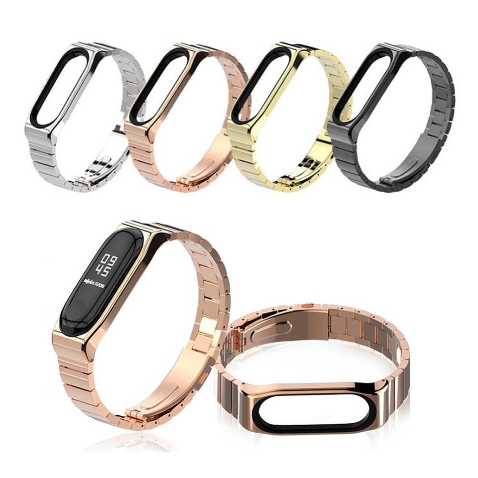 Dây đeo mi band 4 3 kim loại Pro Mijobs