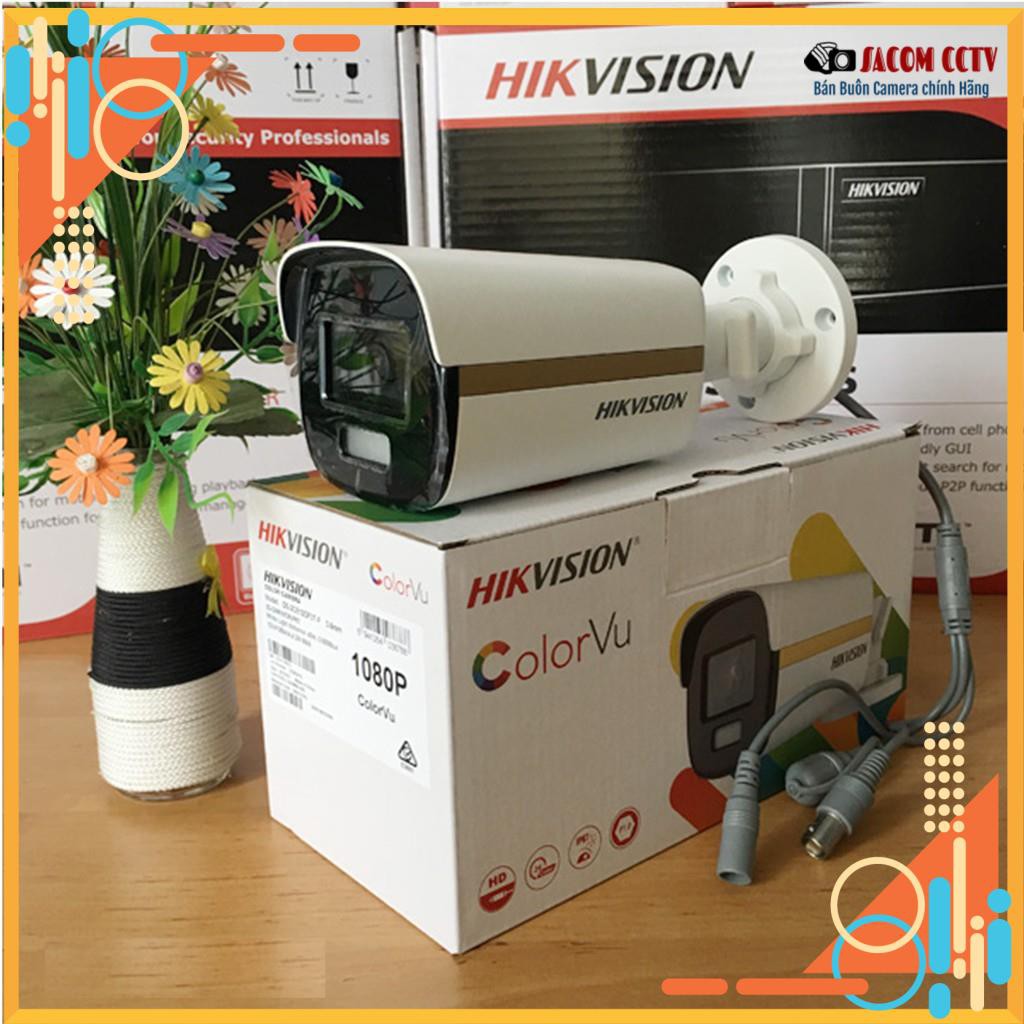 {CÓ MÀU 24/24 + CÓ MIC} Trọn bộ 1/2/3/4 Camera Hikvision chính hãng, có màu + mic 24/24, đầy đủ phụ kiện chỉ việc lắp