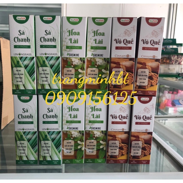 Xịt phòng tinh dầu thiên nhiên ( khử mùi, đuổi côn trùng, thơm phòng, thư giãn)