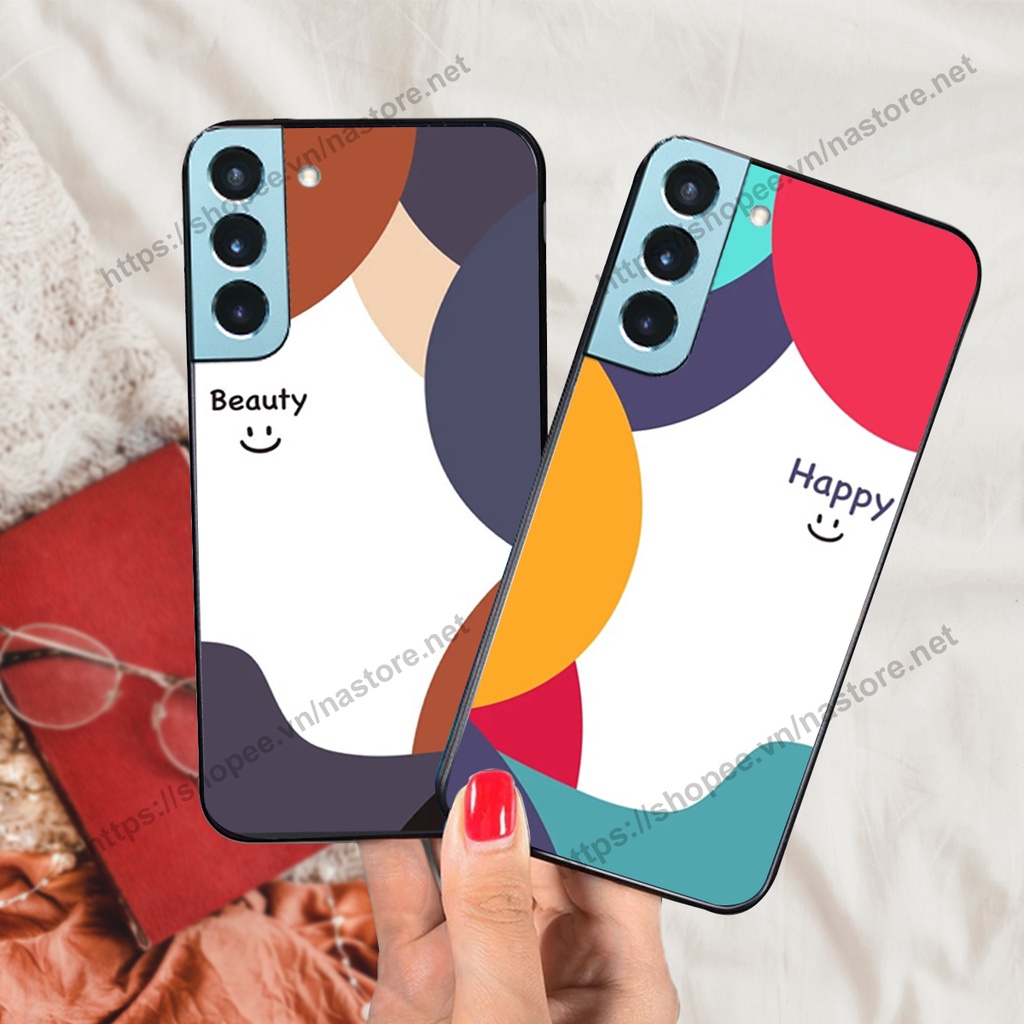 Ốp lưng Samsung S22 / S22 Plus / S22 Ultra / S22+ mặt cười, họa tiết caro đơn giản đẹp cute