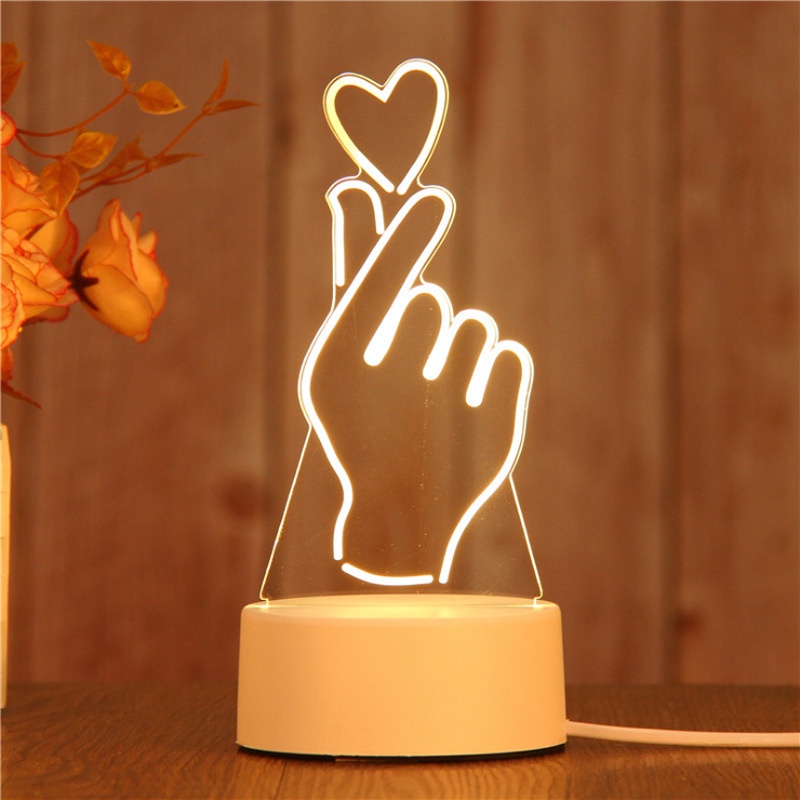 Đèn Led Nổi Bằng Acrylic Dùng Trang Trí Phòng Ngủ