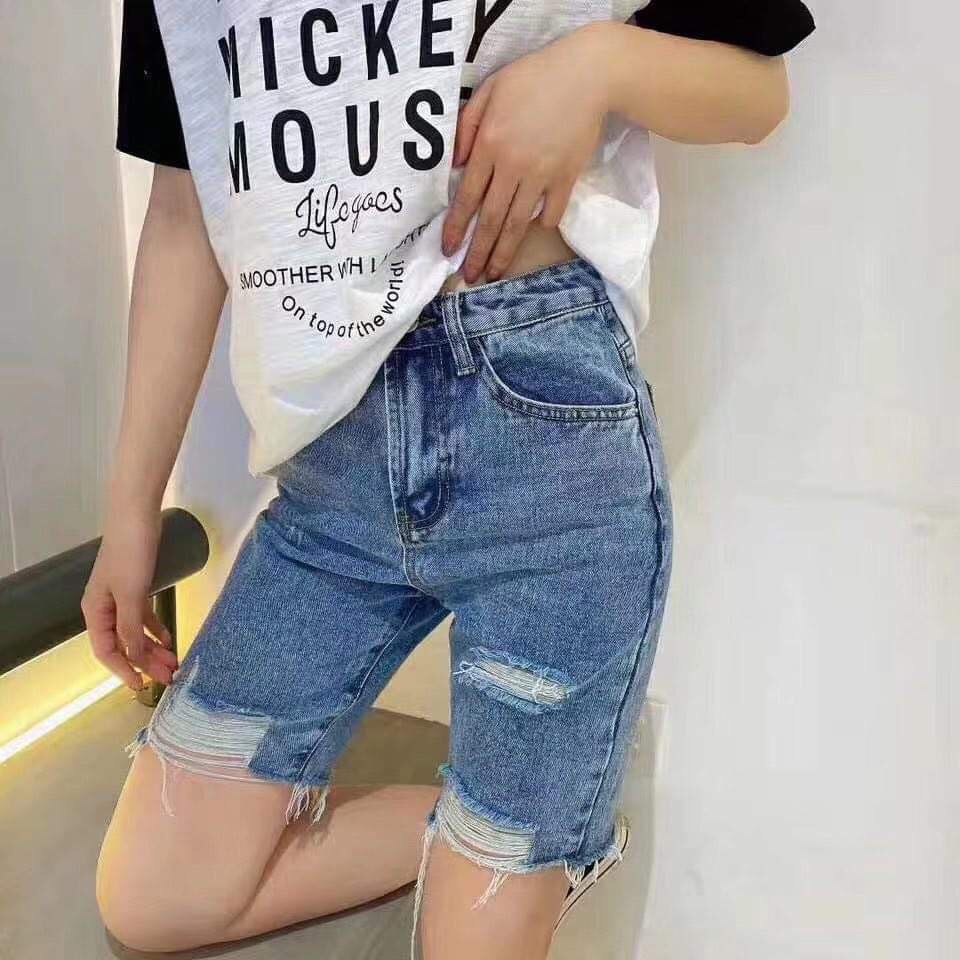 Ngố cotton rách túi nhỏ bigsize(ảnh thật trải sàn)