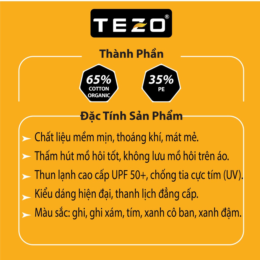 Áo chống nắng nữ thun Siro cao cấp Tezo thoáng khí thấm hút mồ hôi chống tia cực tím vượt trội 2204ACNB04
