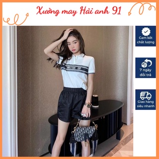 Áo polo nữ d.i.o.r chữ ngang 2022 siêu hot