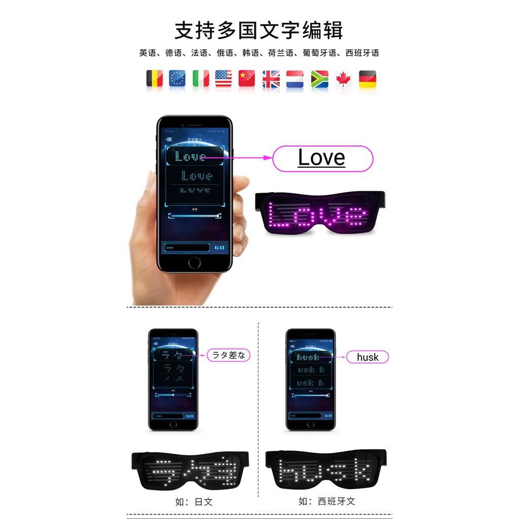 Kính mắt đèn LED