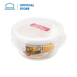 Hộp thủy tinh Lock&Lock Clear tròn 400ml LLG822