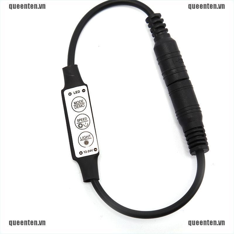 DC12-24V 6A 3 Keys Mini Led Dimmer Controller 72W with male female DC Connector QUVN