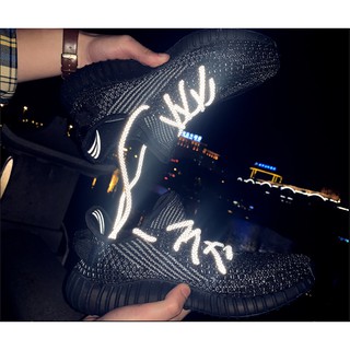 Dây giày tròn phản quang 3M Yeezy (tặng kèm lọ đựng)