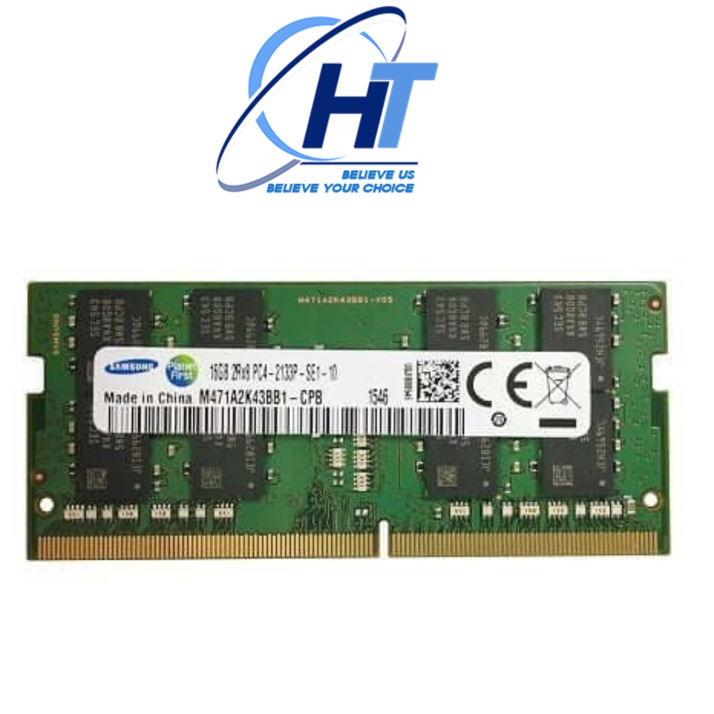 Ram Laptop Samsung DDR4 16GB 2133 M471A2K43BB1 - Hàng Tháo Máy