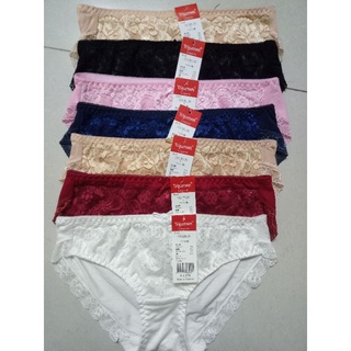 combo 10 quần lót phối ren cotton lụa