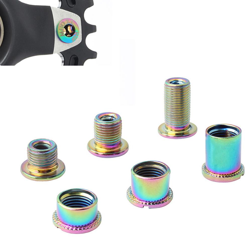 Bộ 5 Ốc Vít Cố Định Đĩa Xe Đạp Đơn / Đôi / Ba Đĩa Bằng Hợp Kim Nhôm DANILO