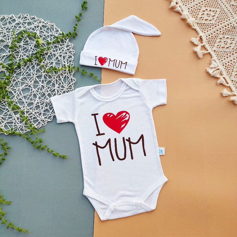 Body Dad Mum Mùa Hè Kèm Mũ Vải Thun Lạnh Cho Bé 3-8Kg / BDM