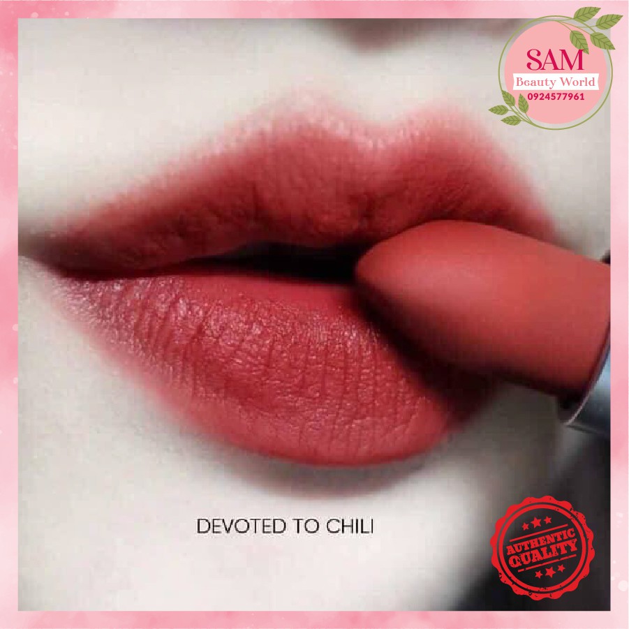 Son MAC các màu hot nhất 2021 : Ruby woo - Chili - Lady Danger - Russian Red - Velvet Teddy