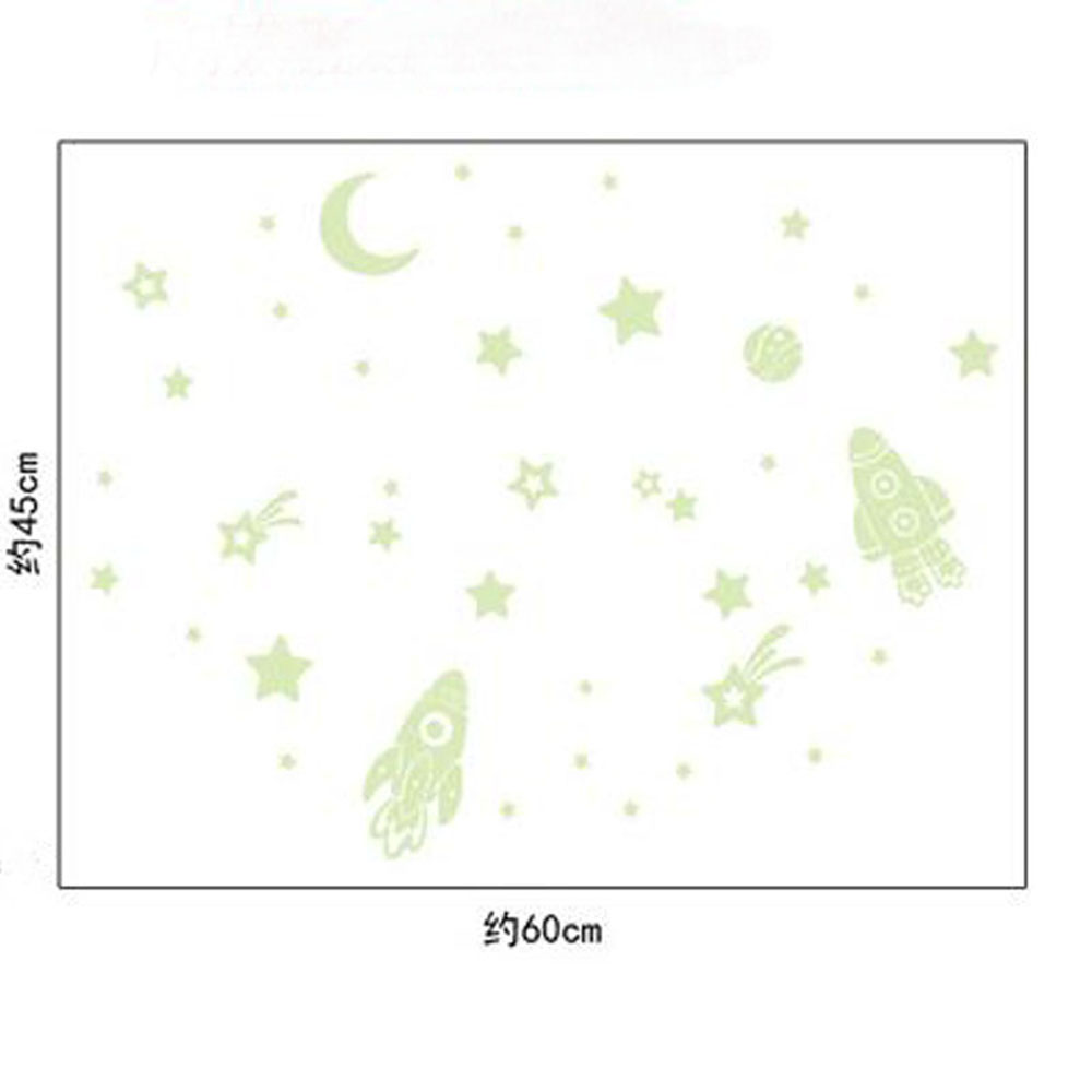 EPOCH Miếng Dán Tường Dạ Quang Hình Vũ Trụ Độc Đáo