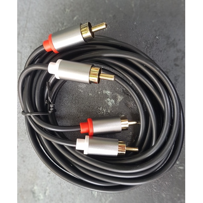 Dây cap audio 3.5 ra 2 đầu AV , dây audio 4 đầu AV dài 2m loại TỐT - Hàng công ty  Chính Hãng
