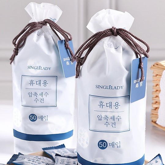 Khăn Nén Chất Liệu Cotton Dày Dành Cho Nữ