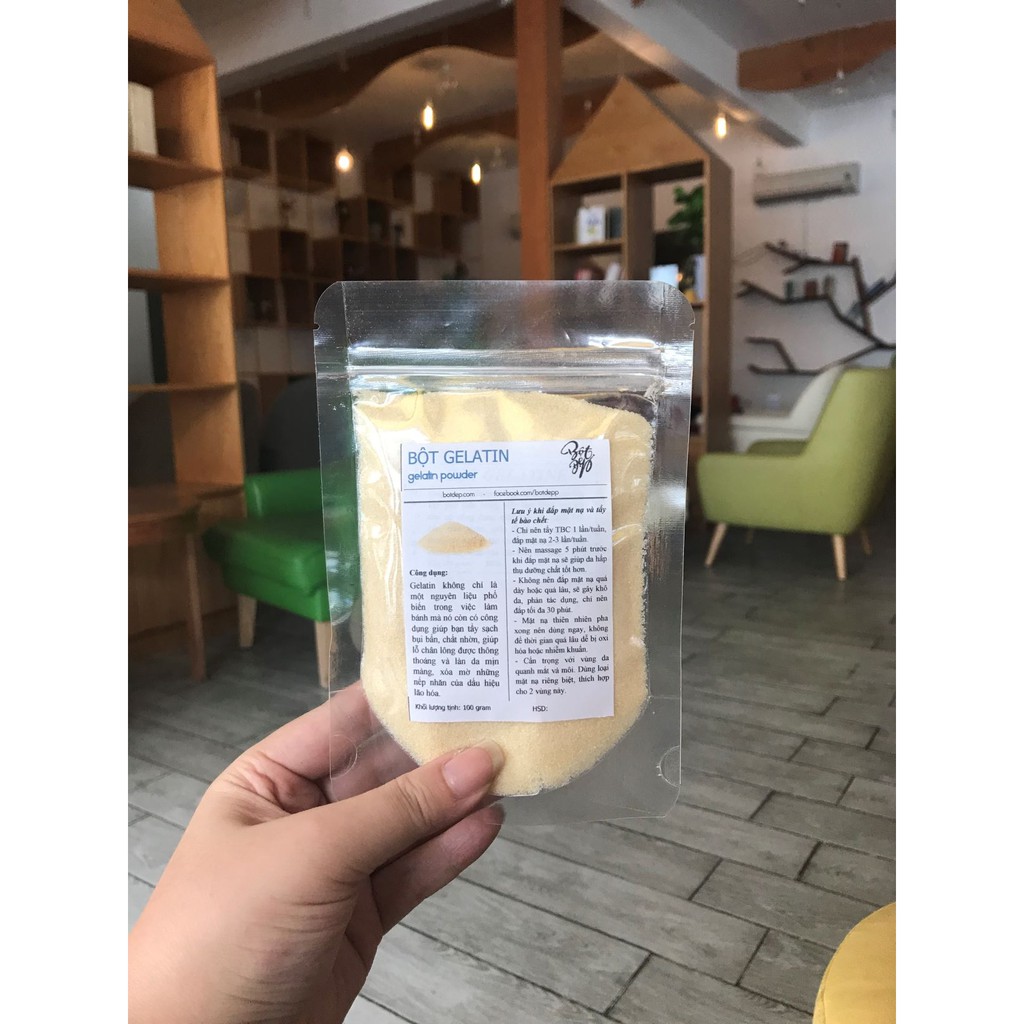 Bột gelatin 100gr