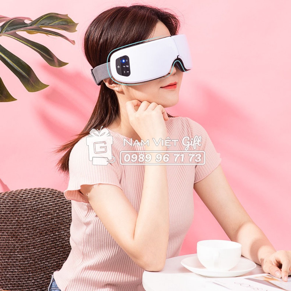 [BH 1 Năm] Máy Massage Mắt Thông Minh Eye Massager 6S Có Bluetooth