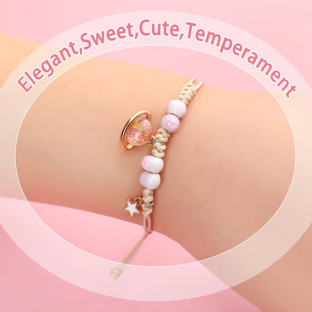 Nextvn Phụ Kiện Vòng Tay Hành Tinh Vũ Trụ Thời Trang Cho Cặp Đôi Bạn Gái Làm Bằng Tay Ngôi Sao