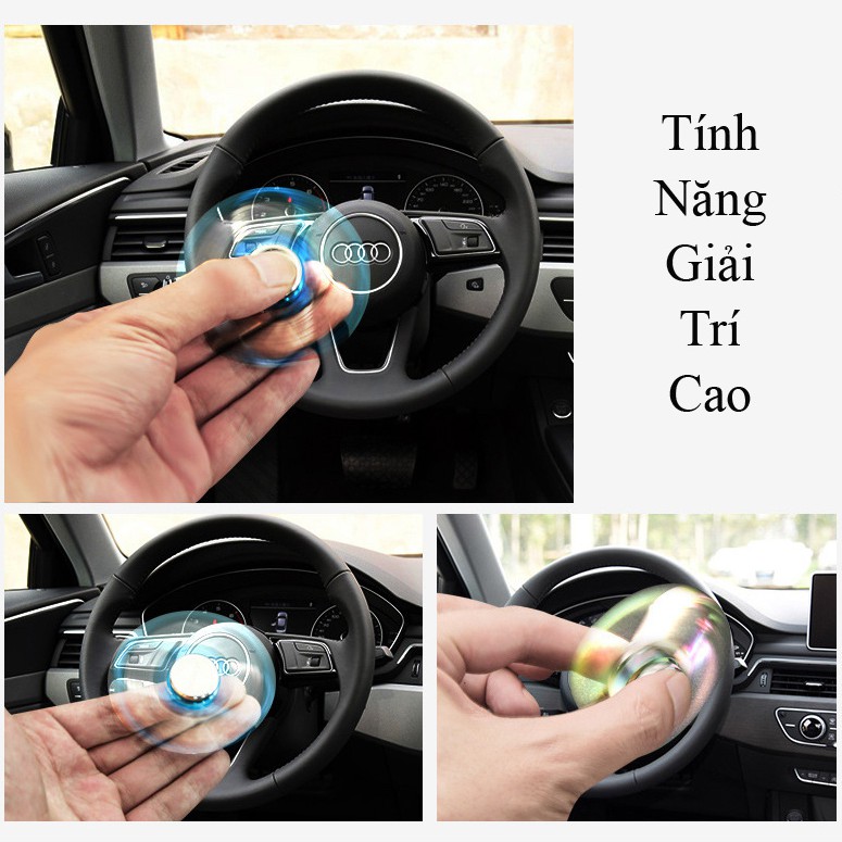 { ĐẸP ĐỘC LẠ } Móc Khóa Xe Máy Ô Tô Đẹp Kiêm Spinner Trò Chơi Con Quay Giải Trí Nhỏ Gọn Tiện Dụng Honest BCK2-534