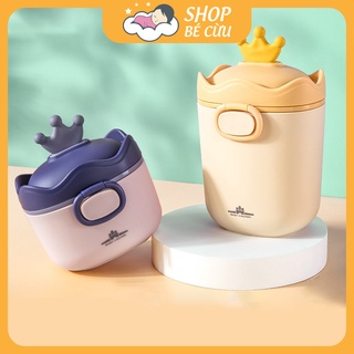 Hộp đựng sữa bột, đồ khô hình vương miện cao cấp hãng Baby Crown