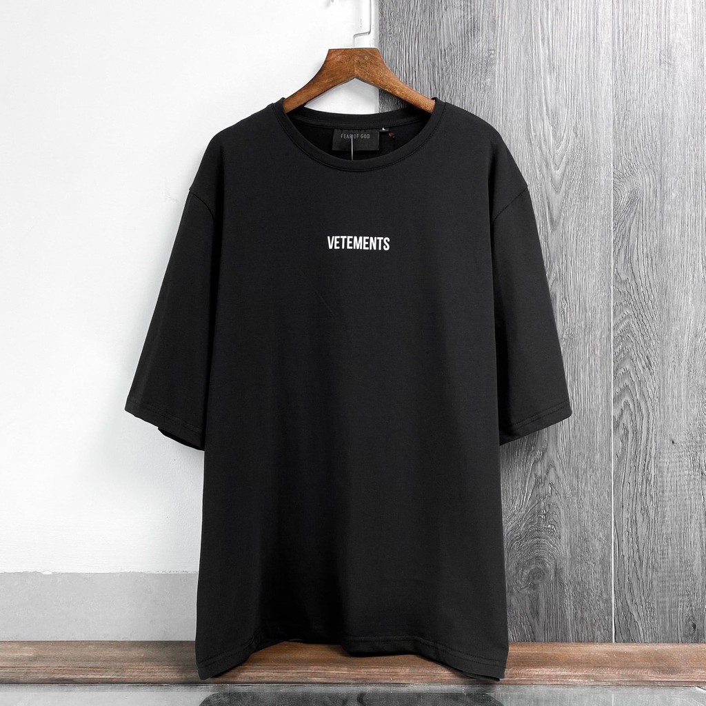 Áo thun tay lỡ In Ngực Vetements , áo phông T Shirt nam nữ unisex, MSW Town