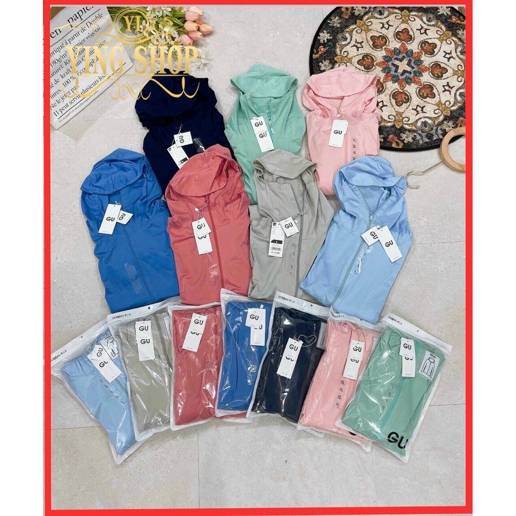 Áo chống nắng nữ ngắn GU đẹp | BigBuy360 - bigbuy360.vn