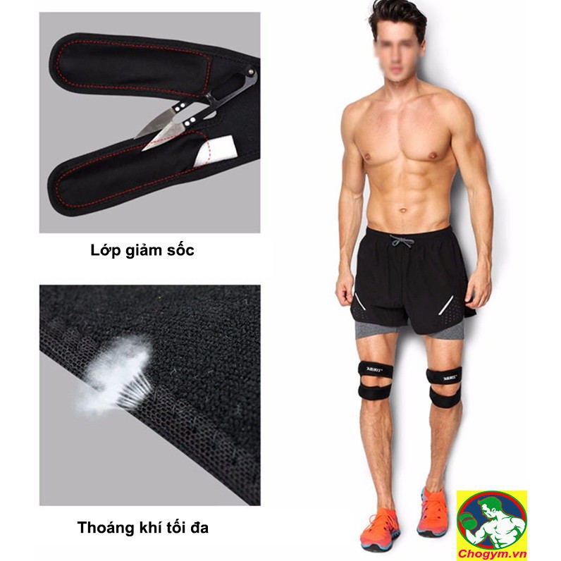 Băng Bảo Vệ Gối Xương Bánh Chè Knee Strap Bản Đôi