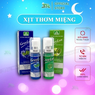 Xịt thơm miệng Greelux Thảo Dược chai 12ml hương bạc hà khử mùi hôi miệng Gree Lux