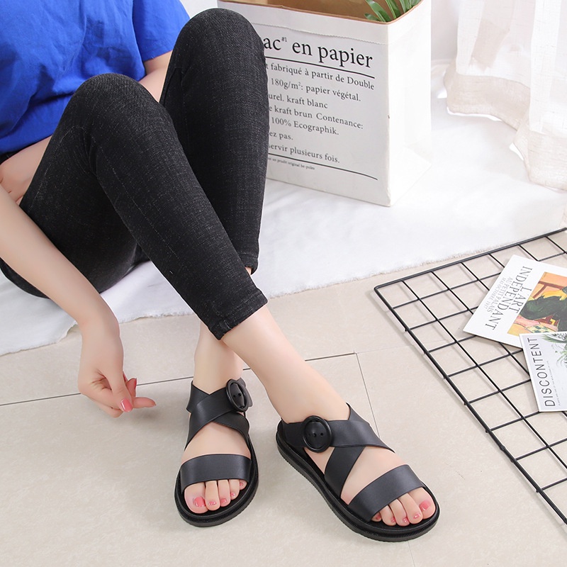 Sandal nữ, dép quai hậu nữ đi học, đi chơi thời trang chống trơn trượt DS04